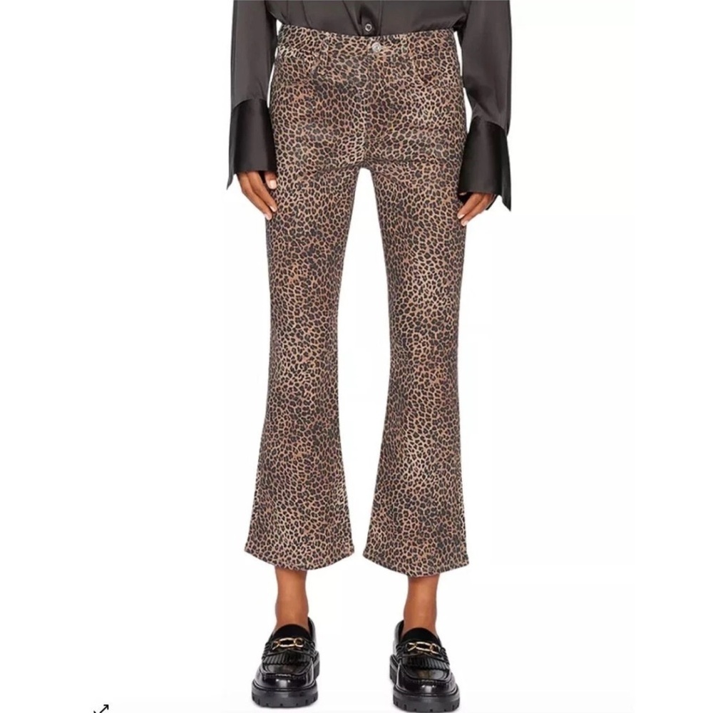 Frame Le Crop Cheetah/Leopard print jeans size 4 / 27
